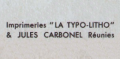 Imprimeries LA TYPO-LITHO